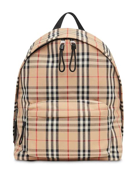 burberry nylon backpack mens|burberry vintage check backpack.